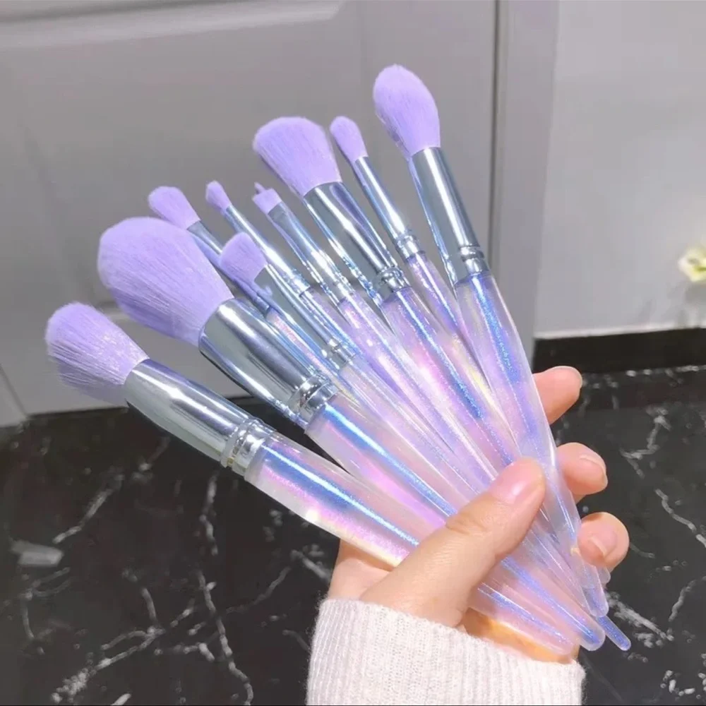 Purple piece Brush Set